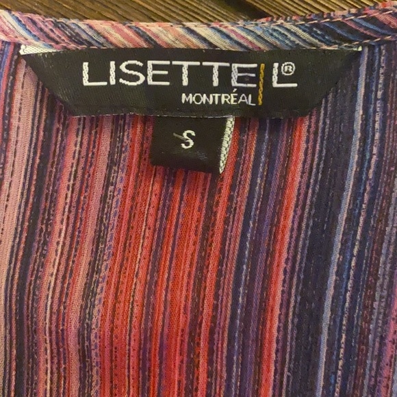 Lisette Fully Lined Sheer Popover Top - Picture 7 of 7
